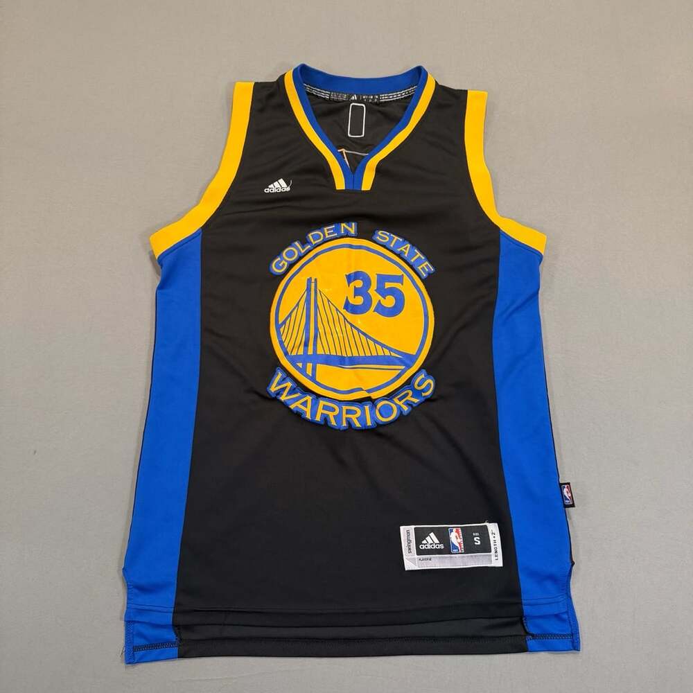 Adidas Kevin Durant Golden State Warriors Jersey Size S 35 Black